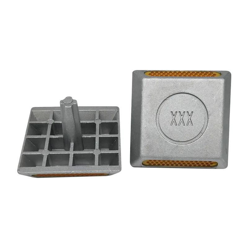 Highway glow in dark reflector 3m road stud cat eye specification double size traffic reflective aluminum road stud