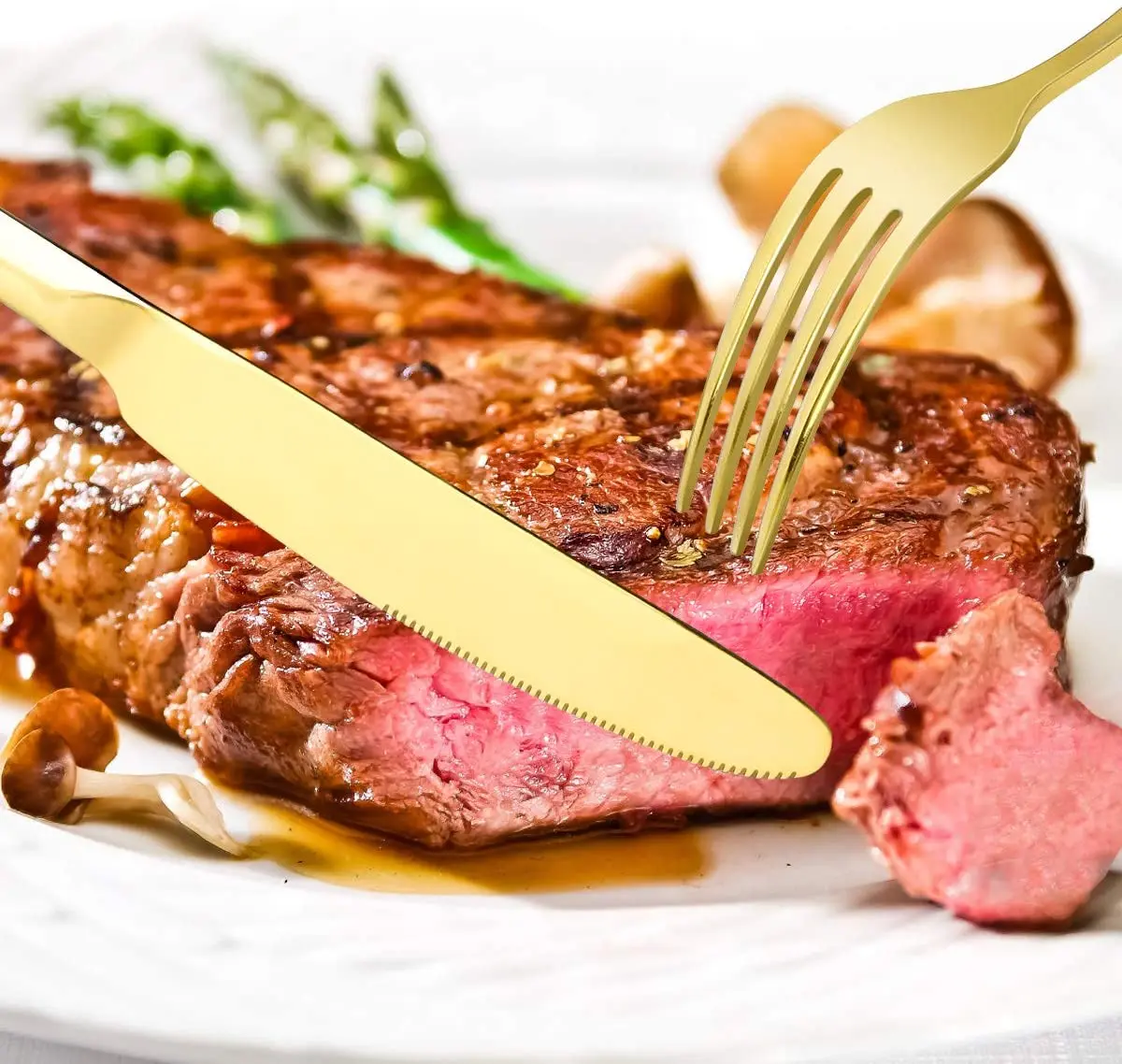 Набор столовых приборов из высококачественной нержавеющей стали, ложка, вилки и нож, посуда для вечеринки, свадебная посуда