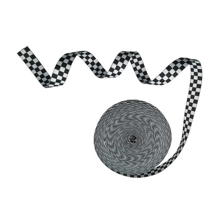 Оптовая продажа, полиэфирный/нейлоновый тканый ремешок с принтом логотипа на заказ, жаккардовая лента