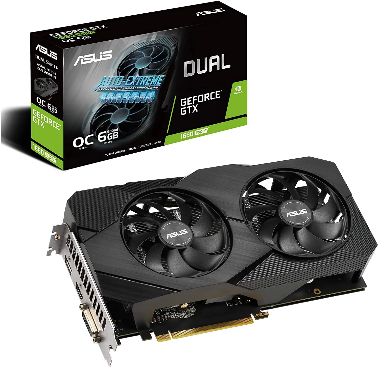 Оригинальная брендовая новая игровая графическая карта Gtx1660 Super 6Gb с китайским коммерческим шасси
