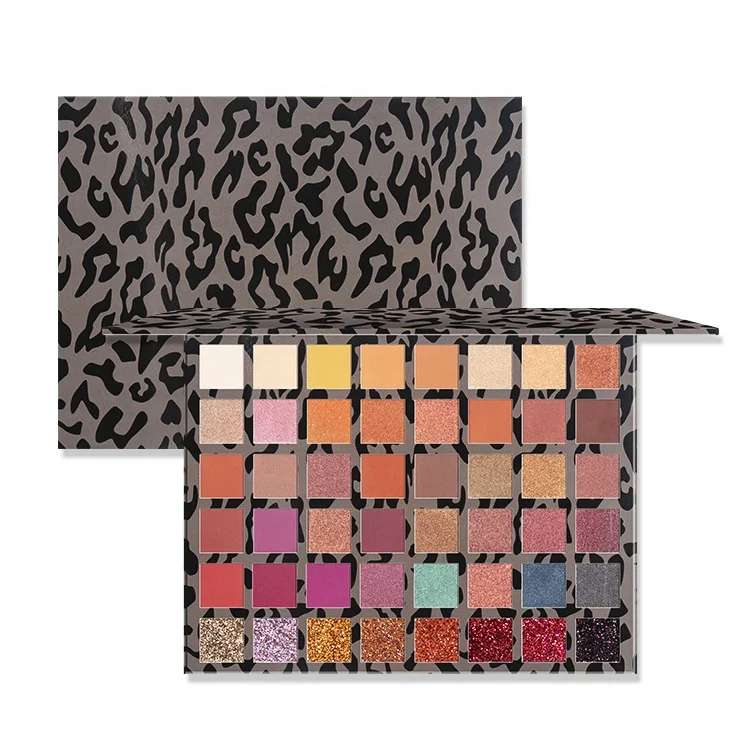 
Latest Makeup Products 48 Color Shimmer Matte Glitter Eyeshadow Palette With Cardboard Packaging 