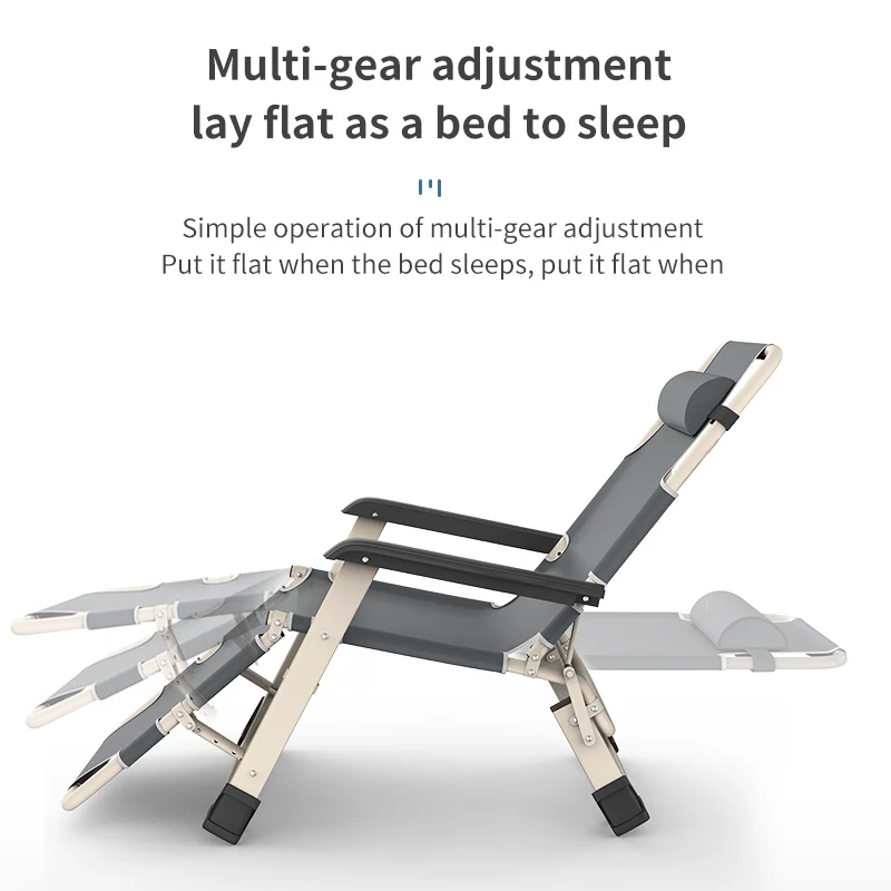 Hot sale folding chair with armrest adjustable folding sun lounge chair modern folding chair