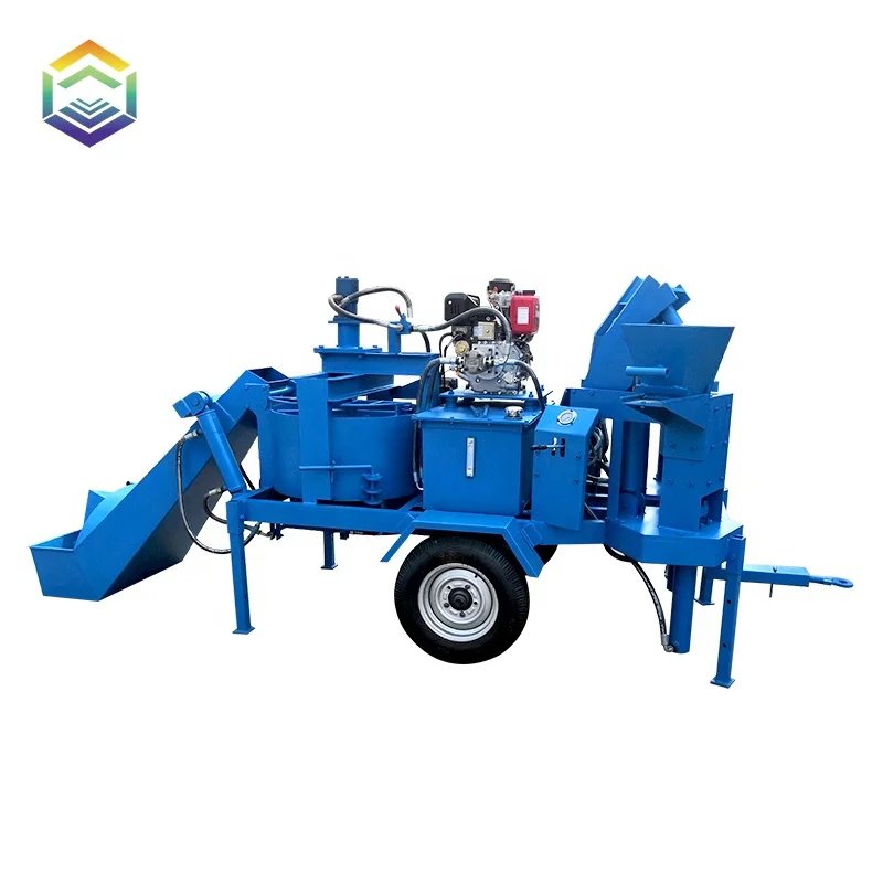 earth soil interlocking earth block machine  on sale from china