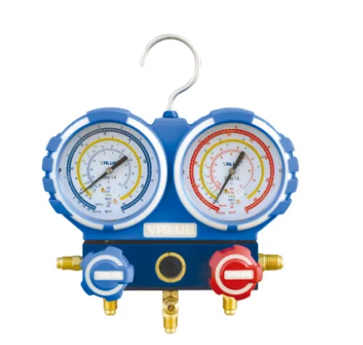 Refrigeration Manifold Pressure  Dual Gauge VMG-2-R410A-B as refrigerant tool