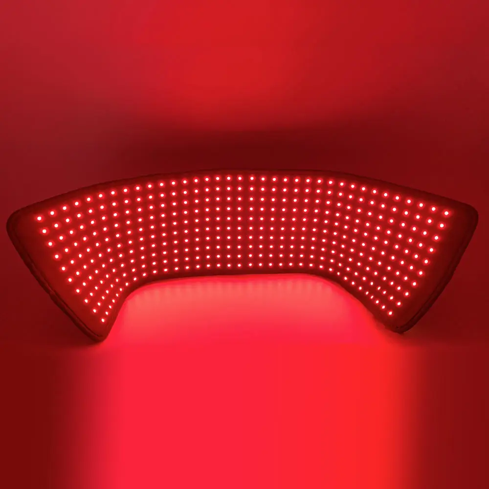 2024 660Nm 850Nm Large Pads Wearable Red Therapy Light Belt Device Led Infrared Wrap For Back/Muscle Pain Relief