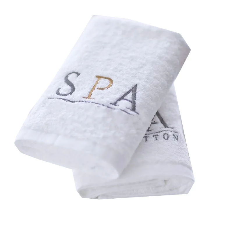 
Factory Supplie Custom Cheap High Quality Spa White Cotton Face Towels Gift 100% Cotton Wholesale 