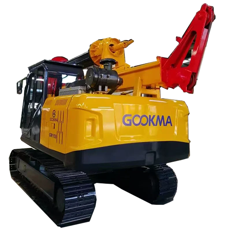 Construction machinery vertical drilling rig 15m piling machine crawler rotary drilling rig for water well drilling