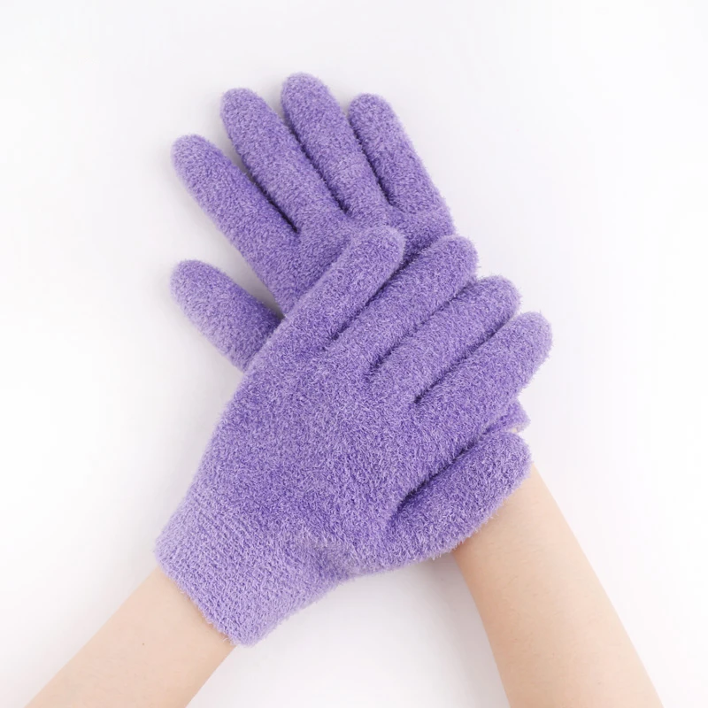 Moisturizing Spa Gloves Hand Care Silicone Gel Gloves  Heal Eczema Cracked Dry Skin for Repair Treatment