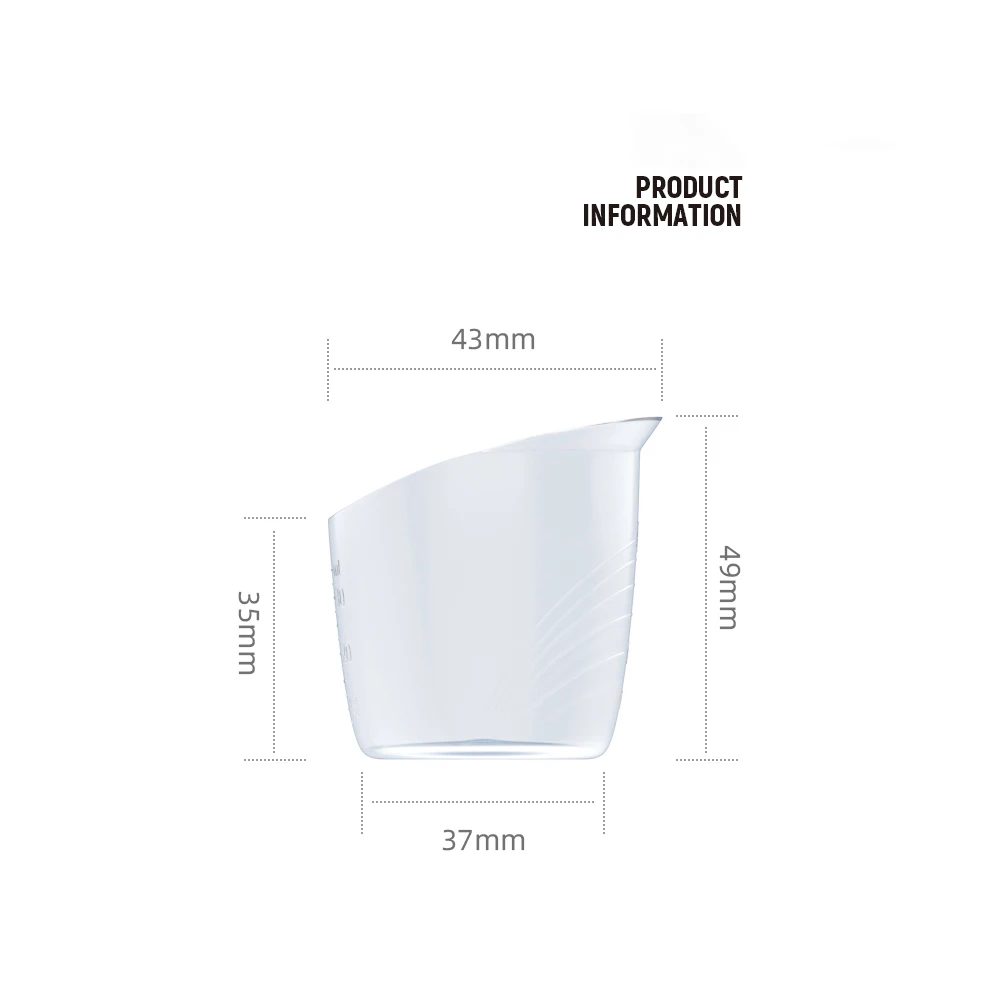 Hot Selling BPA Free Eco-Friendly material medicine feeding cup baby feeding cup Drink Feeding cup