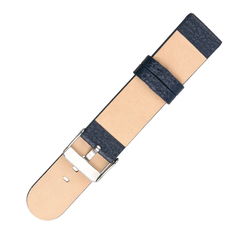 Hirsch nagata black leather watch straps 22 mm