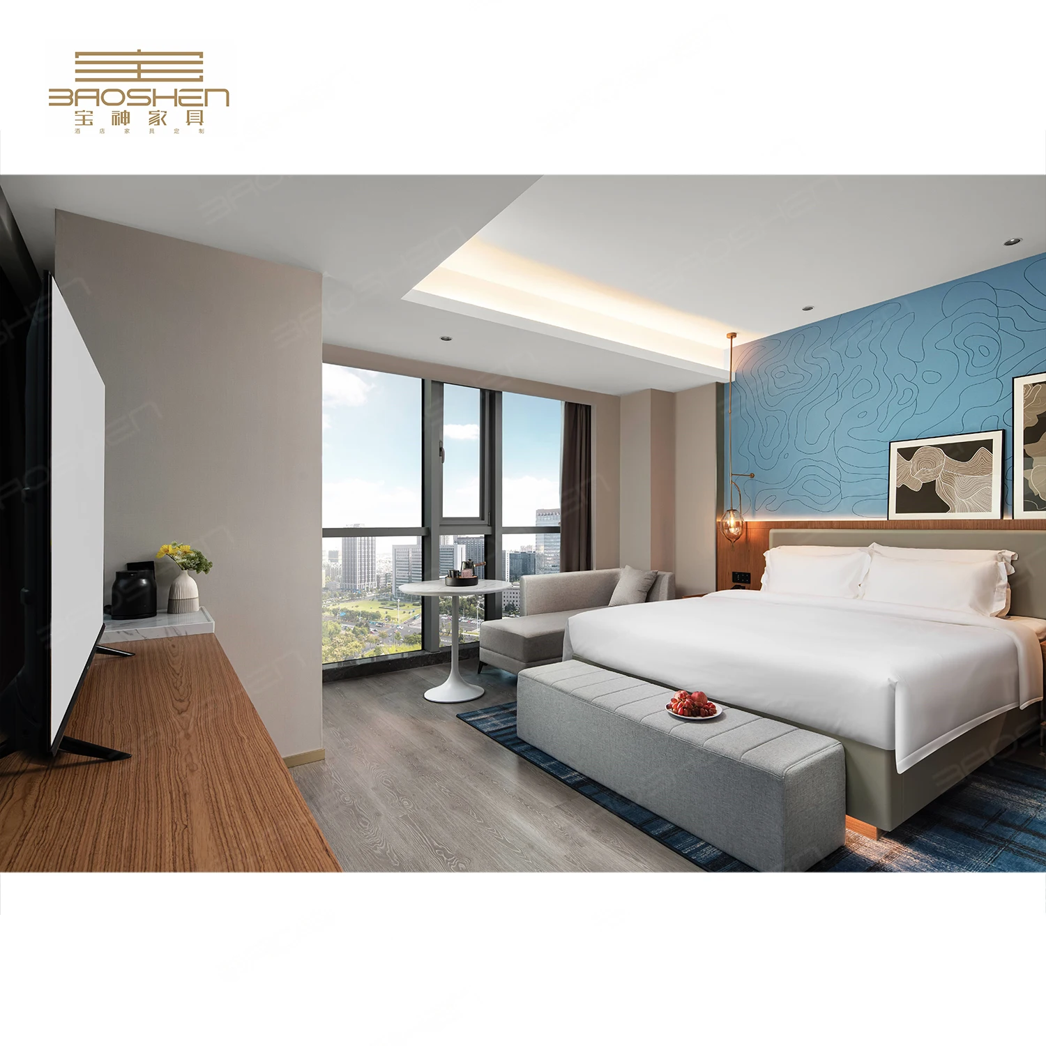 Bedroom Furniture In Hotel Suites Luxury Furnitures Modern Double Bed Hotel Bedroom