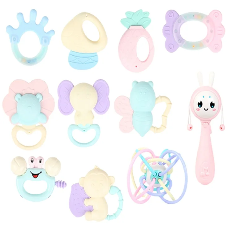 Wholesale New Baby Rattle Toy For Kids Silicone Rattle Teething Toys For Babies
