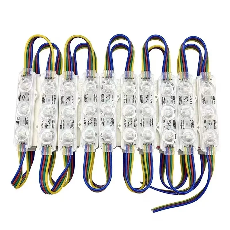 3 года гарантии smd 5050 rgb светодиодные модули ультразвуковой dc12v 0 72 Вт умный Светодиодный модуль для буквенного знака и рекламных щитов