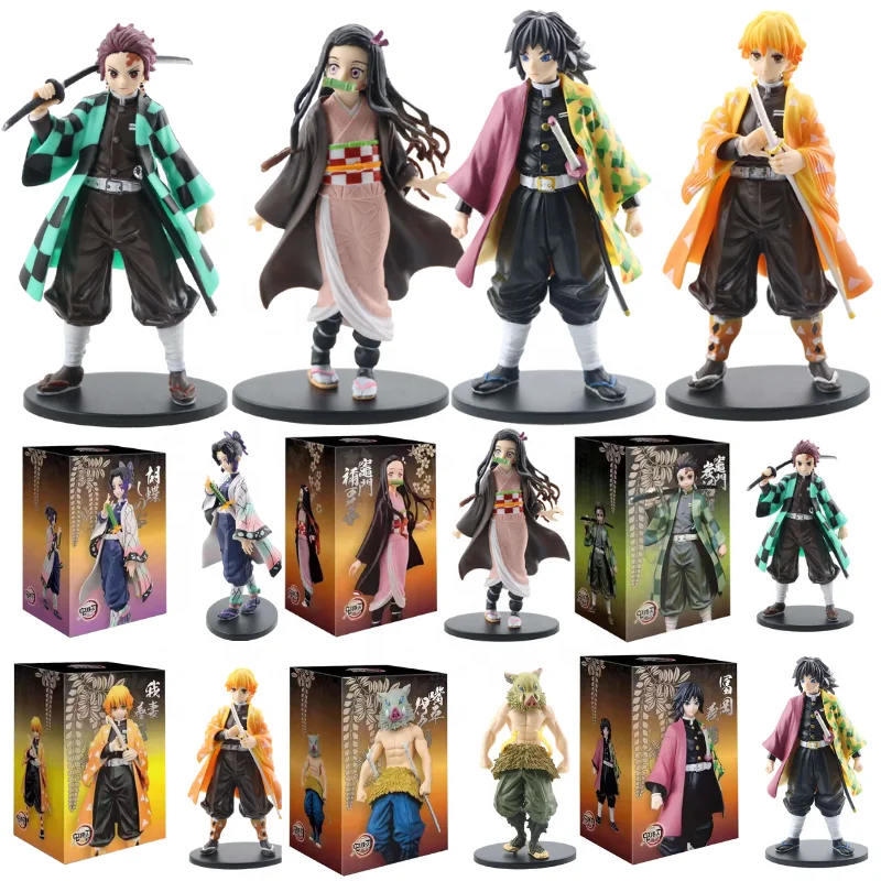 15 видов стилей демон убийца: kimetsu без Yaiba камадо tanjirou Nezuko мультфильм модель игрушки Аниме