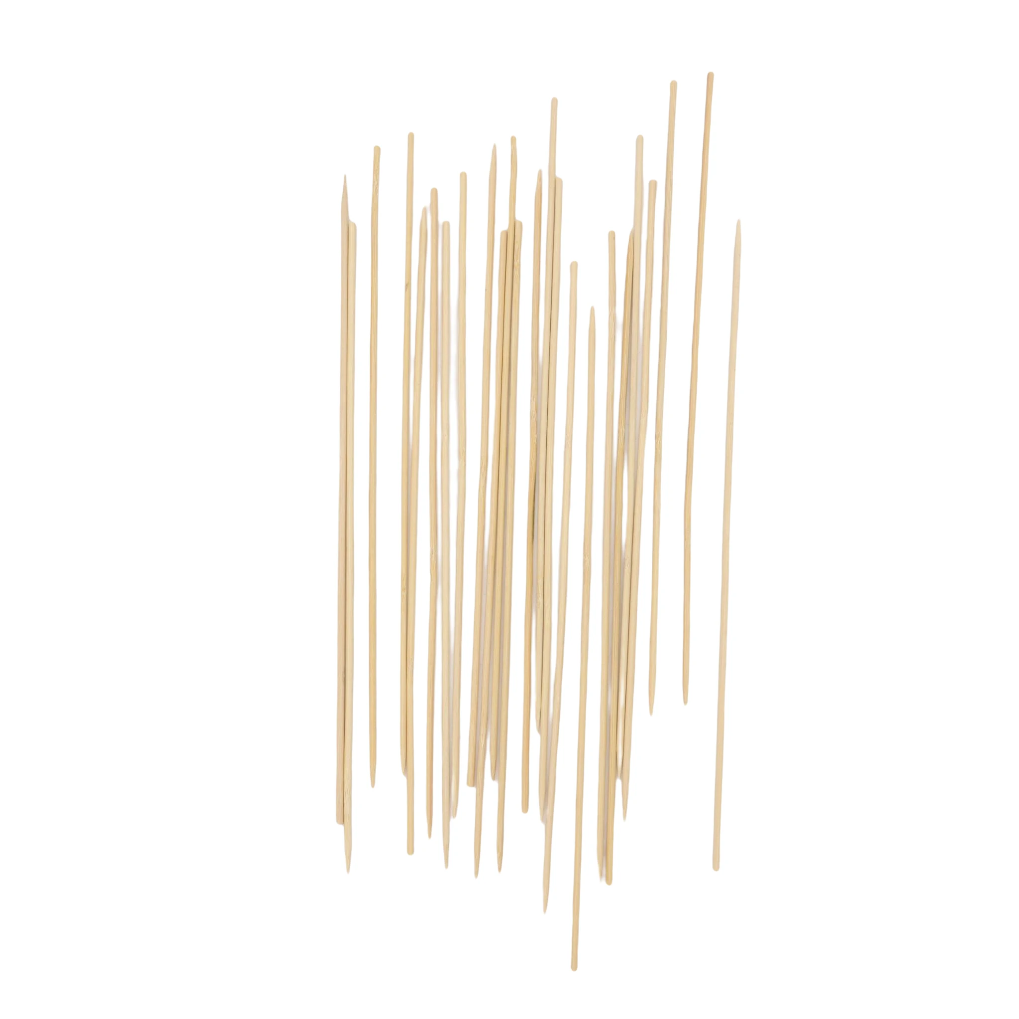 Free Sample Bamboo Sticks Importer Disposable BBQ Round Bamboo Sticks