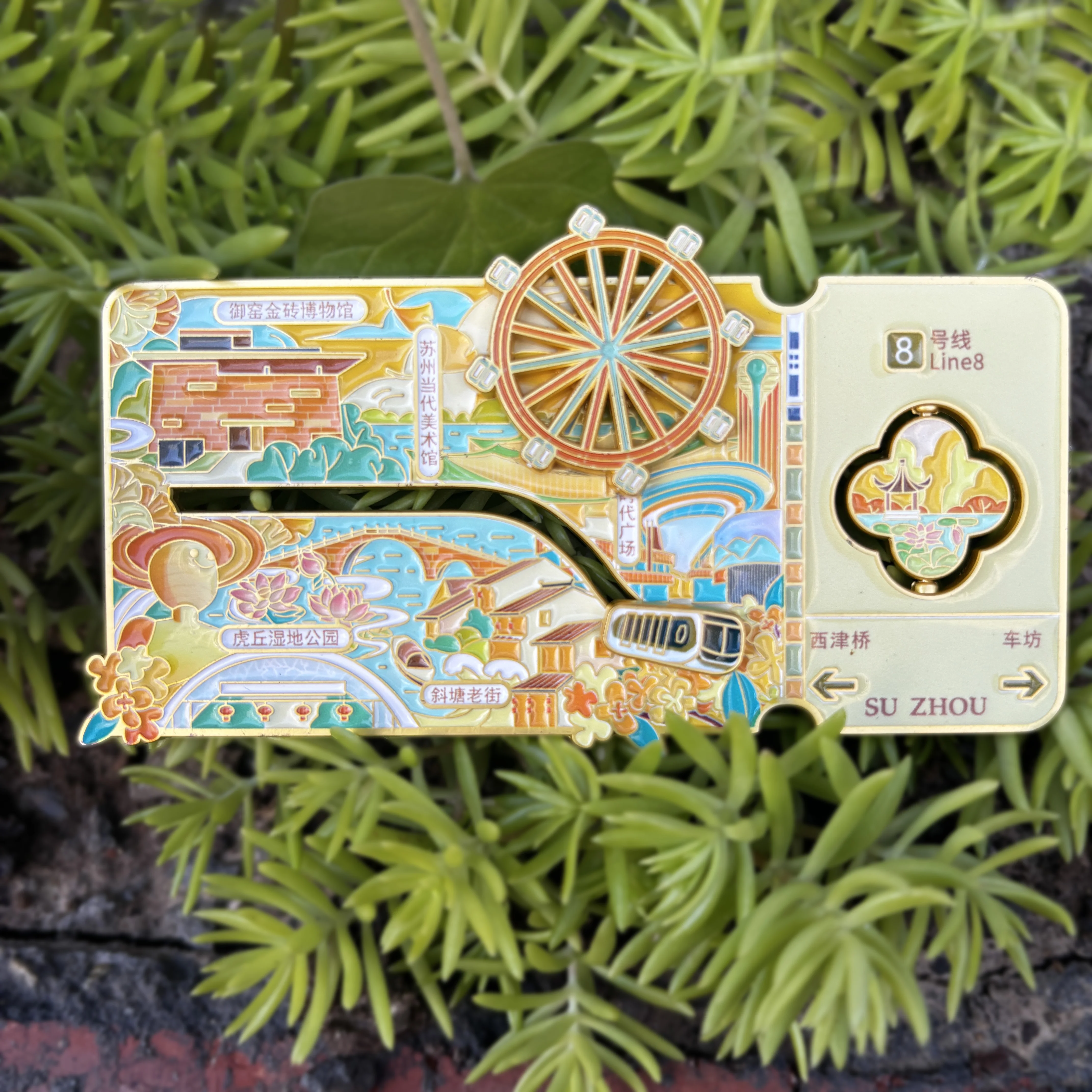 2024 The new hot metal fridge magnets refrigerator custom soft enamel cities souvenir multi functional refrigerator magnets