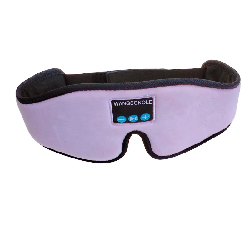 3d маска для сна музыка моющиеся беспроводные наушники BT 5 0 путешествия Спящая гарнитура