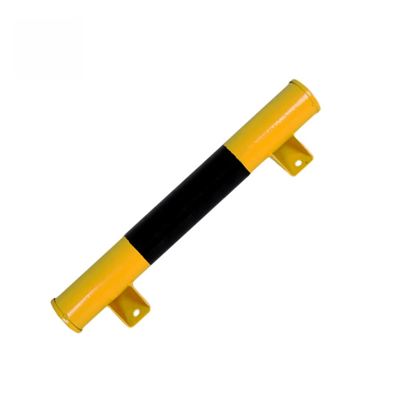 Factory Customized Metal Steel Car Parking Wheel Stopper Yellow Black Garage Parking High Performance Metal Steel Wheel Stopper