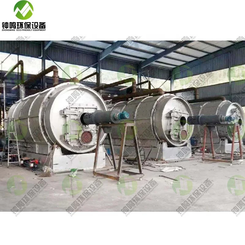 2800*6600 Scrap Tyre Pyrolysis Plant