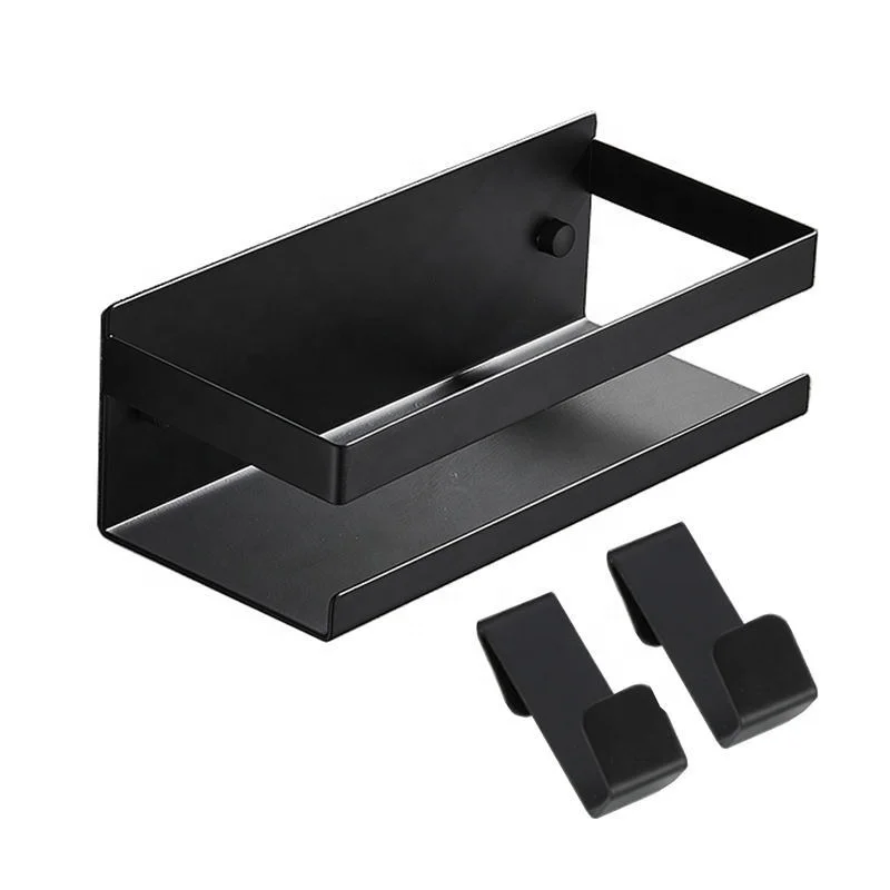 Aluminum Enclosure 304 Stainless Steel Wall Mounted Shower Corner Caddy with Adhesive Metal Laser Cut Cabinets