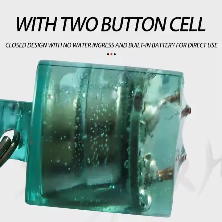 Mini Deep Drop Underwater Cylindrical Waterproof Fishing Lure Light For Attracting Flashing Fish Trap  Light