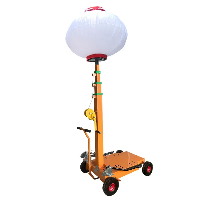 Новая модель лунный светильник типа Pushcart светодиодный Трековый 1000 Вт портативная осветительная башня