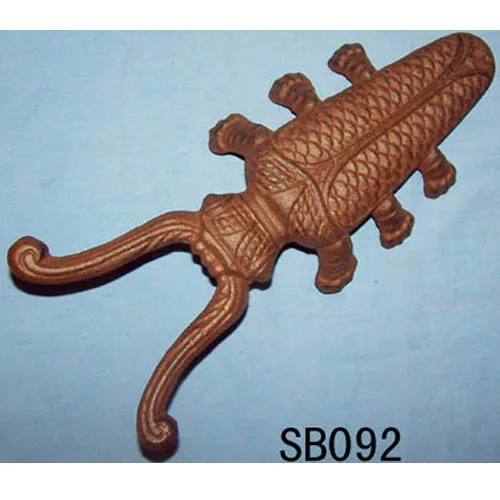 cast iron antique boot jack heavy duty metal cowboy boot shoe remover beetle shape