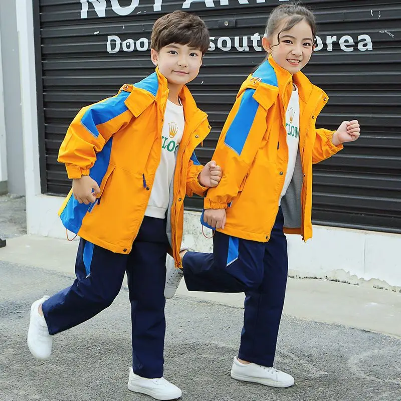 RG-Good quality unisex sportswear primary children manufacturers in china winter wholesale school uniform tracksuit