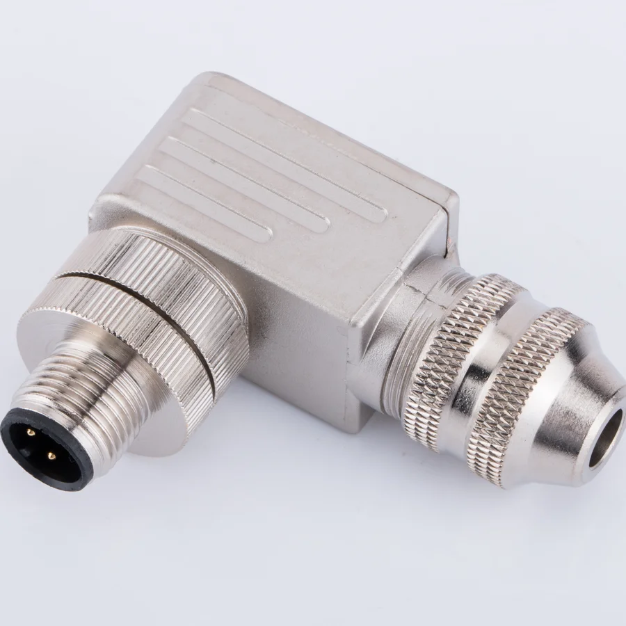 90 градусов электрические 4pin промышленных водонепроницаемый M16 Кабельный разъем