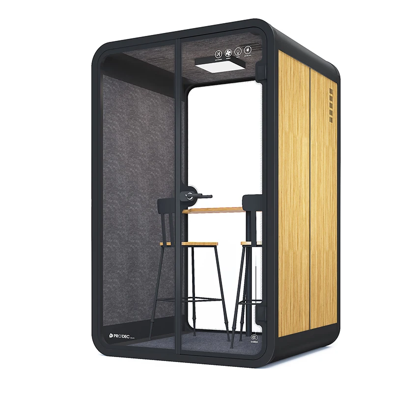 Office prefab container acoustic voice recording booth