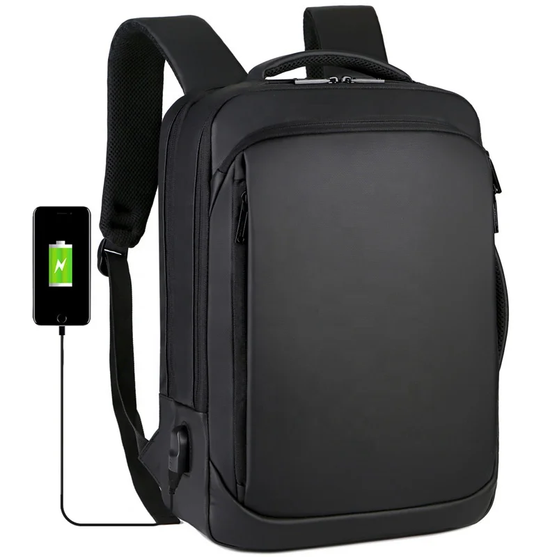 
Custom 17' Business Backpack Anti Theft Backpack With USB Charger For Laptops 