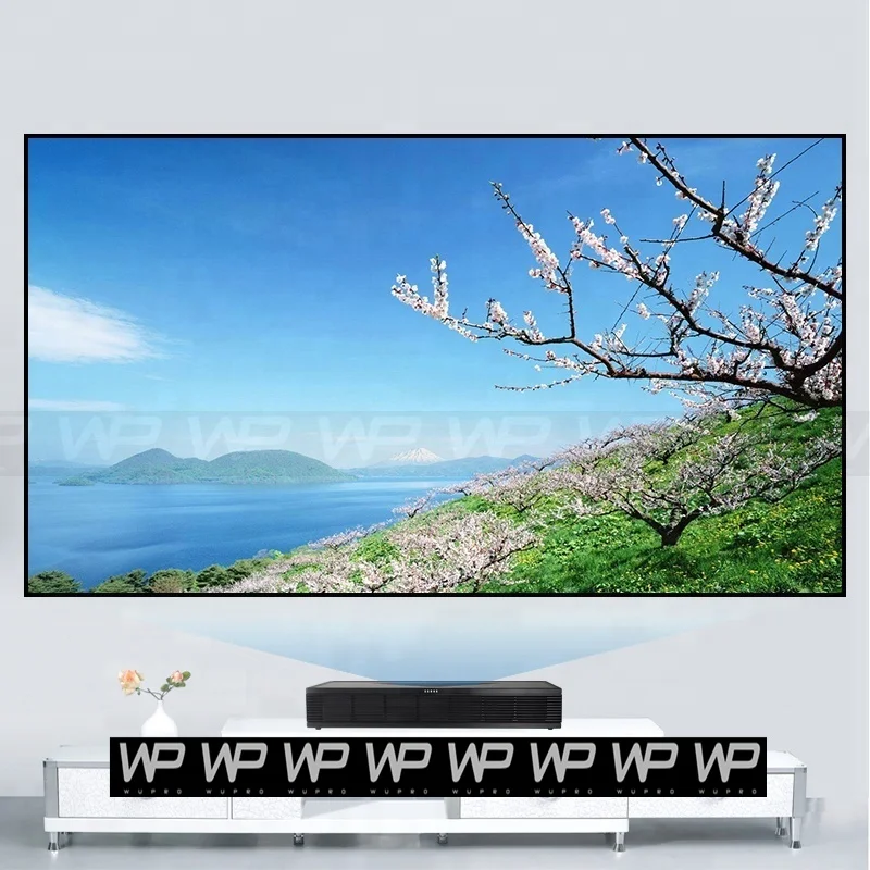 
WP 120inch ust alr screen pet crystal 4k projector screen projection screens home theatres format 16:9, High gain:0.6 