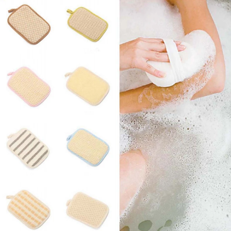 Экологически чистые натуральные отшелушивающие Сизалевые перчатки из конопляного волокна, рукавица, варежка, губка для ванны, скребок для удаления омертвевшей кожи, перчатки