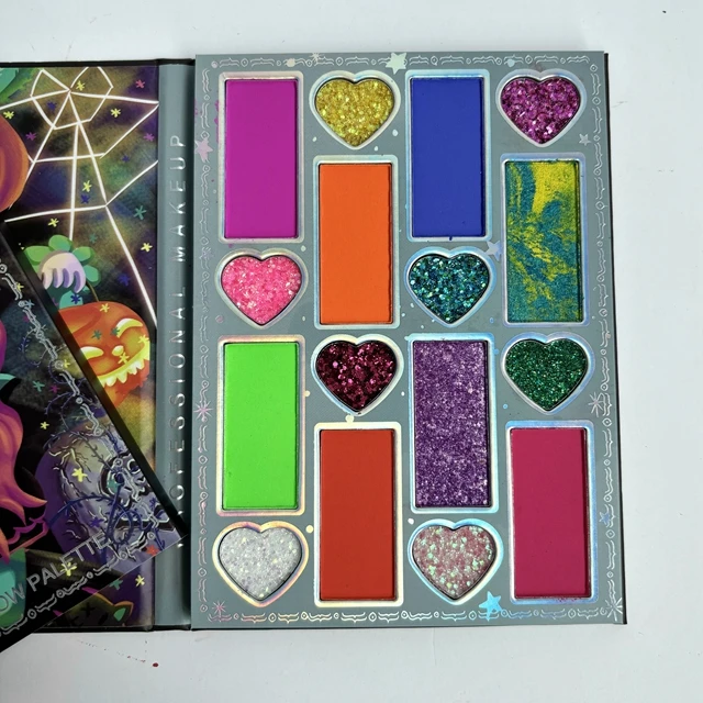 Mini 18 Colors halloween Eyeshadow Palette primer Waterproof Cosmetic Beauty witch Makeup set sombra de ojos wholesale for kids