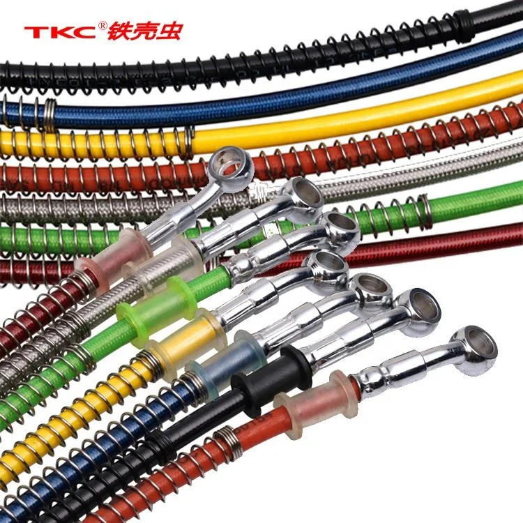 TKC Motorcycle hydraulic brake Brake Line Stainless Brake Hose SAE J1401   Auto Spare Parts