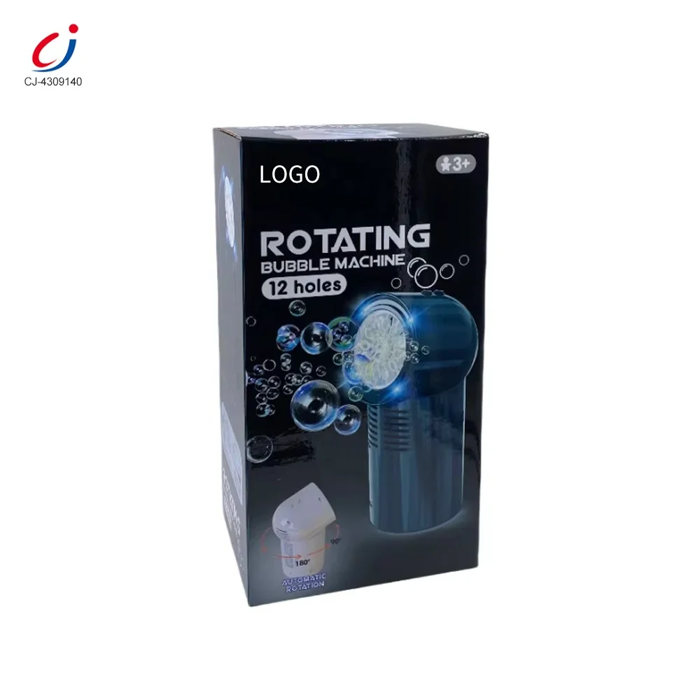 Chengji 12 hole rotating bubble machine toy kids summer outdoor playing automatic rotating bubble machines for party