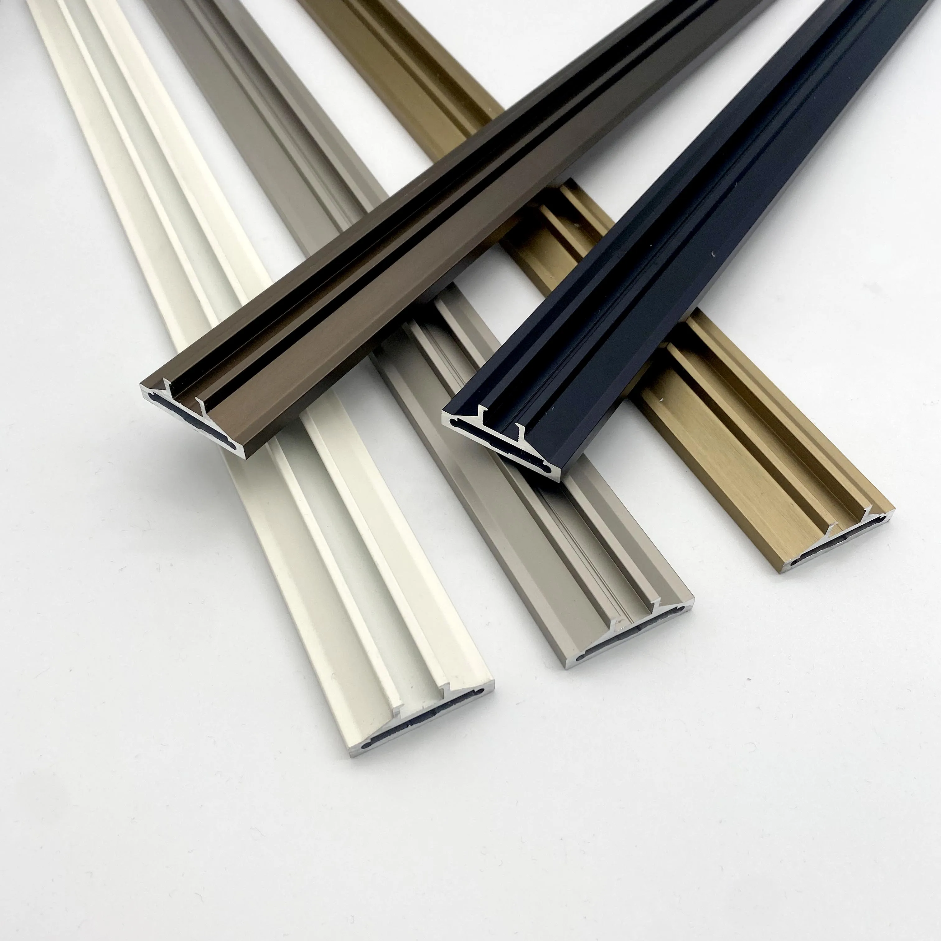 frameless aluminum interior noiseless sliding door Profiles For Sliding door