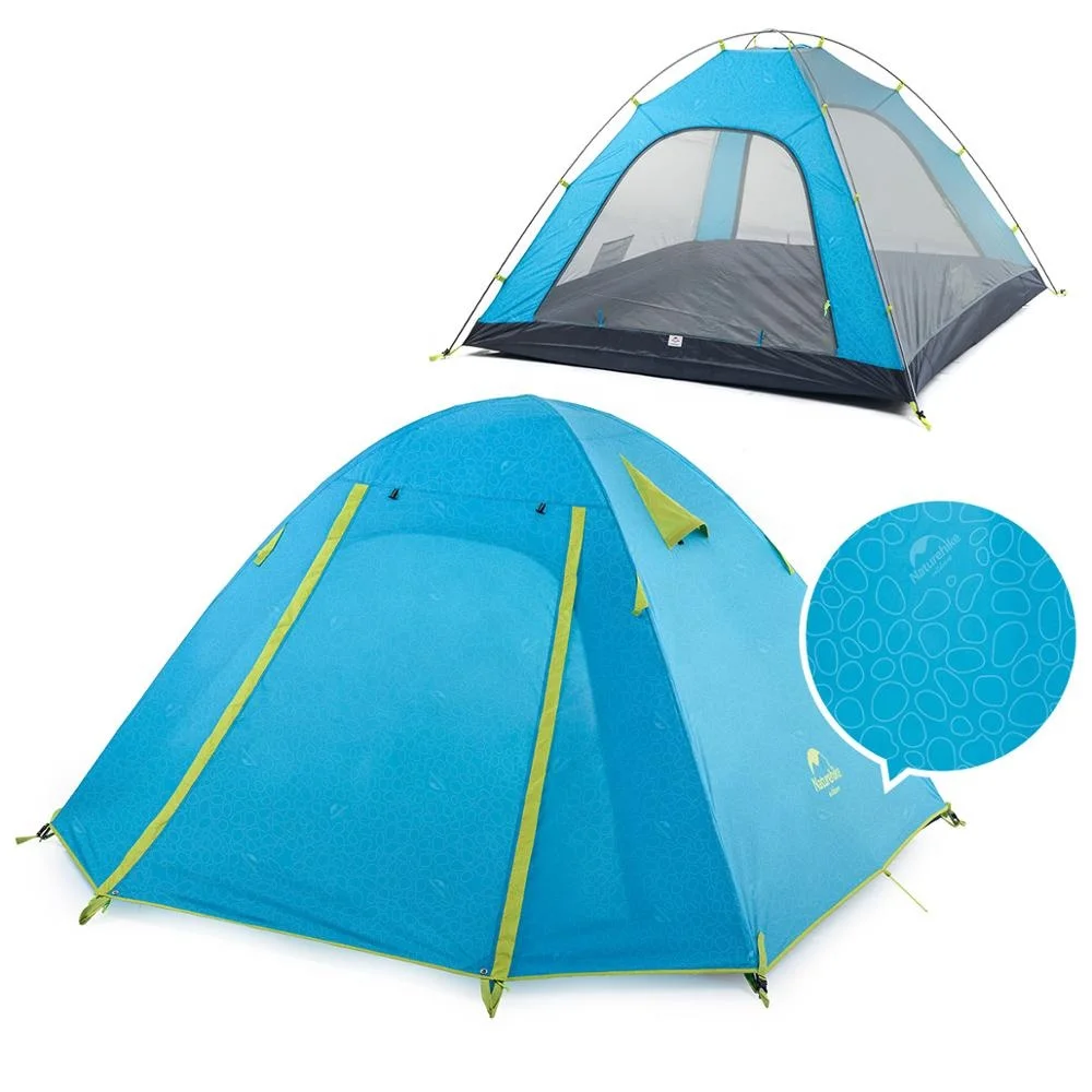Naturehike P Series Classic Waterproof Rainproof UV Protection Outdoor Camping Tent for 2 person 4 man Tent