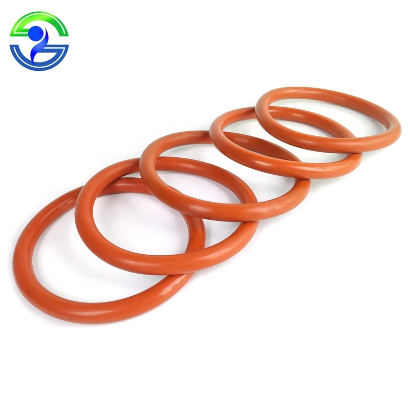 China High Temperature Resistance Different Sizes Colored Food Grade Silicone O Ring Seal Rubber O Rings
