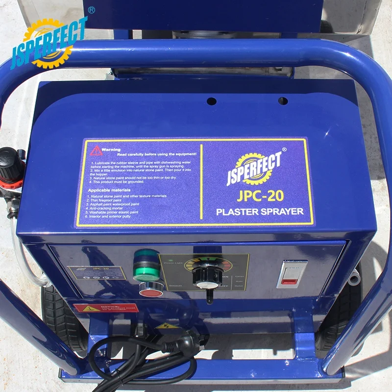 JSPERFECT JPC-20 Wall cement Plaster Mortar Sprayer for wall plastering