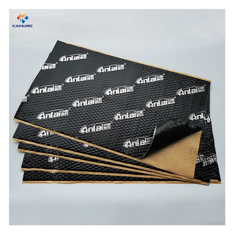 Sound Deadening Mat Butyl Rubber Aluminum Foil Soundproof Damping Sheet For Car Noise Insulation
