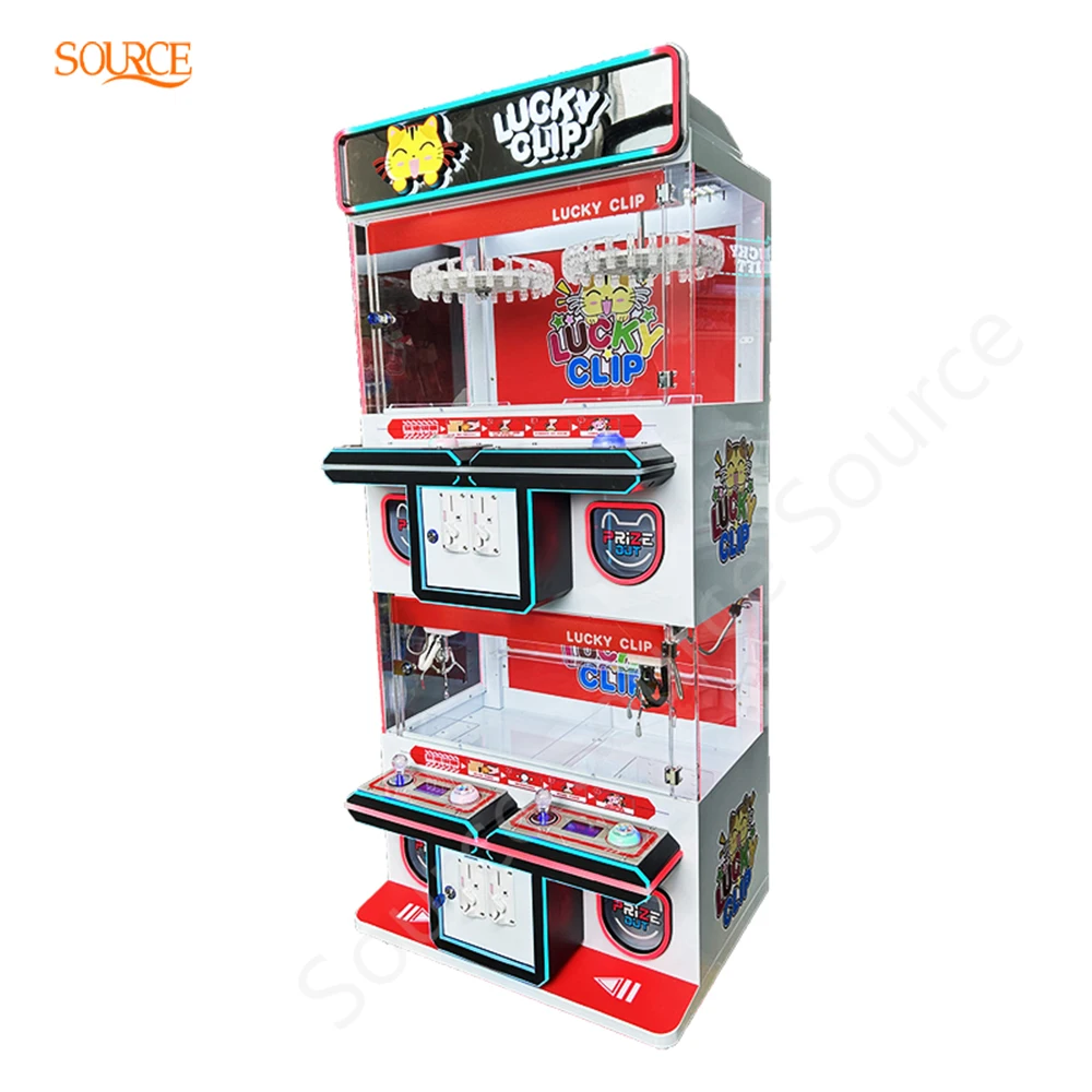 Hot Selling Double Layer Small Toy Crane Claw Machine 4 Players Coin Operated Games Direct Factory Wholesale for Dolls