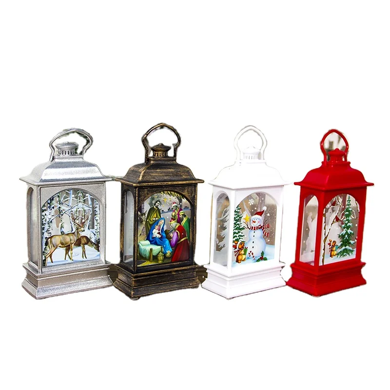 High Quality Santa Claus Snowman Light Merry Christmas Decor for Home Christmas Ornaments Tree Navidad Noel Xmas Gift