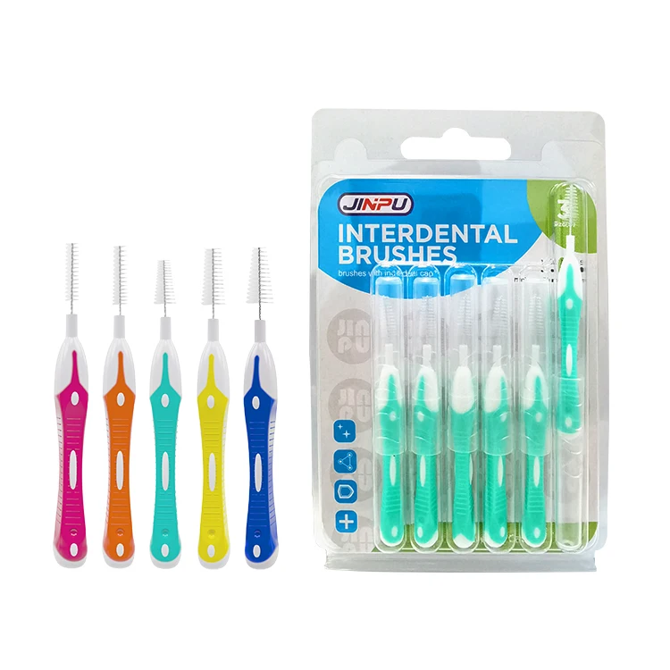 soft and cheap best selling interdental brush for gum cleaning /  teeth gap hygiene