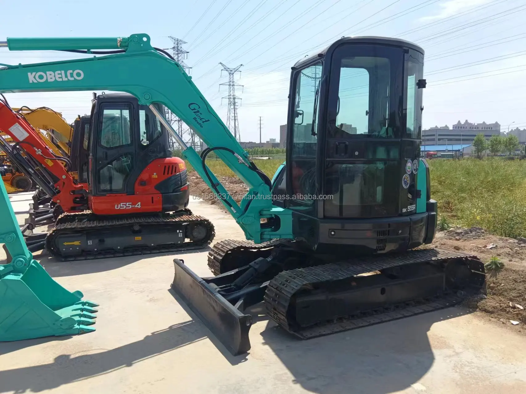 Экскаватор Kobelco SK55SR лидер продаж хорошая производительность низкая цена Китай гидравлическая строительная машина