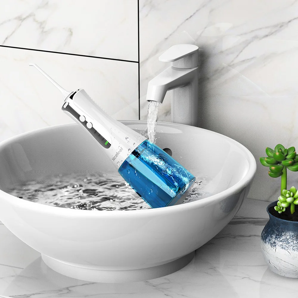 2024 новый инновационный пористый нано-серебряные керамические частицы Модернизированный перезаряжаемый портативный стоматологический ирригатор для зубов с различным режимом