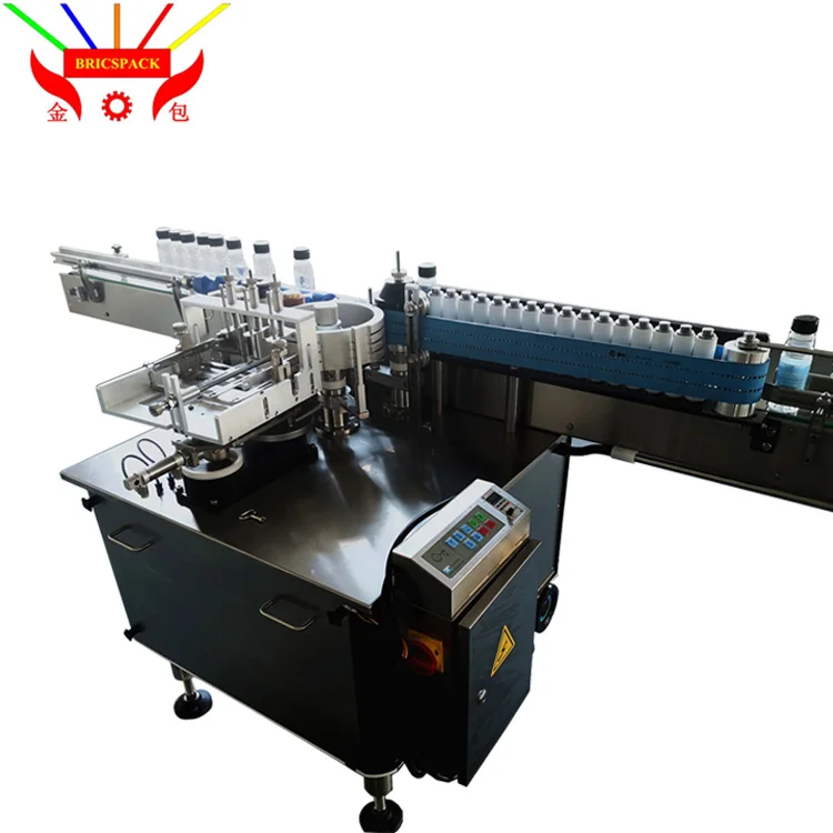 Paper Sticker Cold Glue Labeling Machine with Wet Glue Label Applicator for Glass Plastic Round Jars
