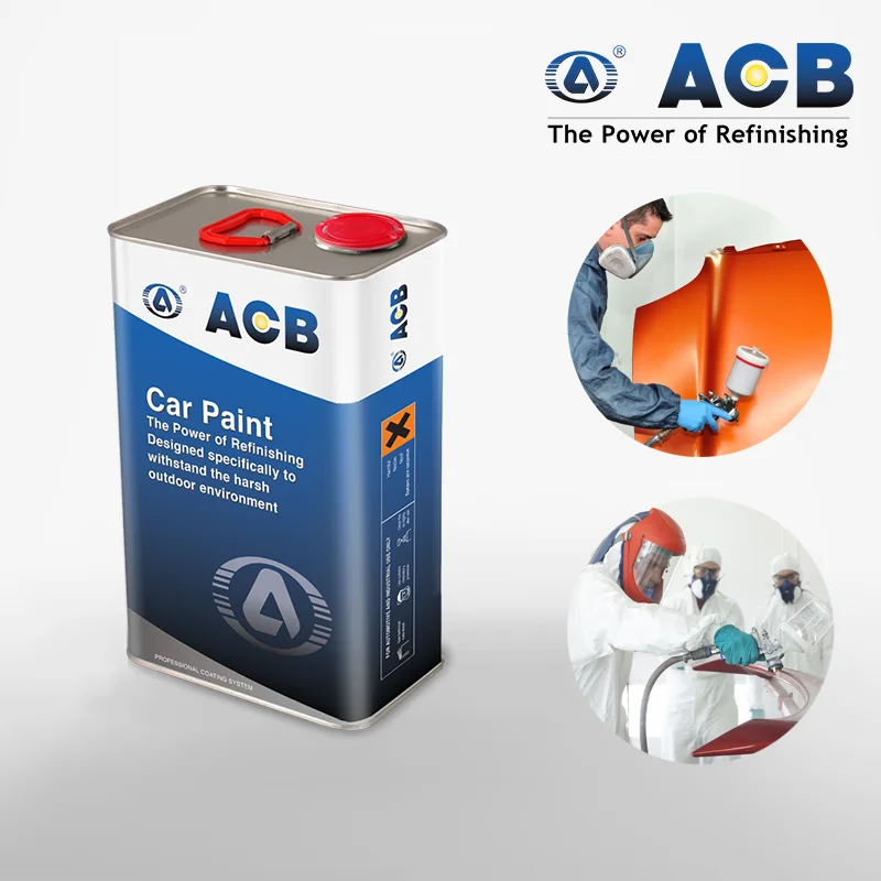  Автомобильная краска для повторной отделки ACB горячая Распродажа автомобильная прозрачная
