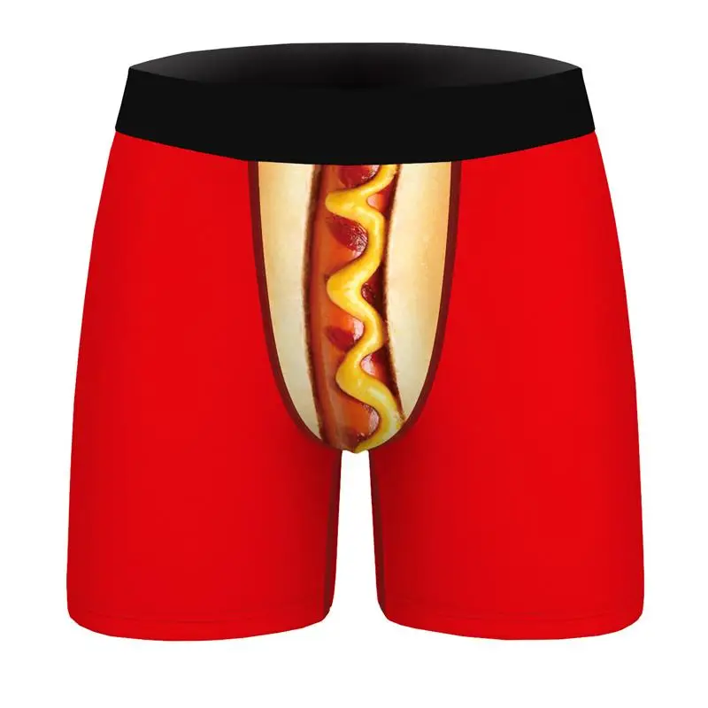 
Hot Sales Christmas Style Sexy Underpants High Quality Cotton Panties Gifts Mens Short Boxer Brief Underwear For Men 