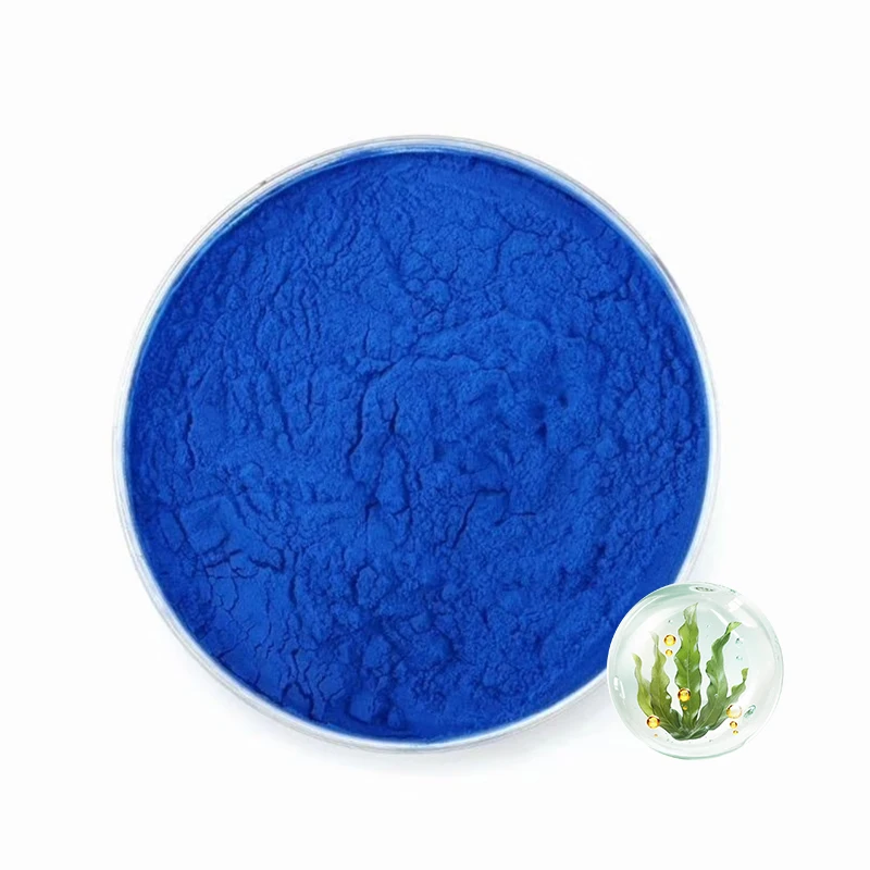 Factory Edible Food Coloring E6 Phycocyanin Extract Spirulina Blue Powder Phycocyanin